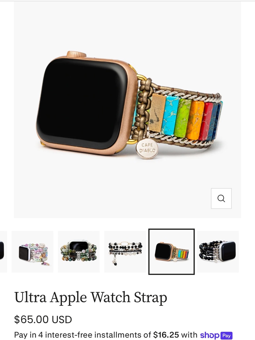 Cape Diablo Color-Block Stone Inlay Leather Watch Strap


https://www.capediablo